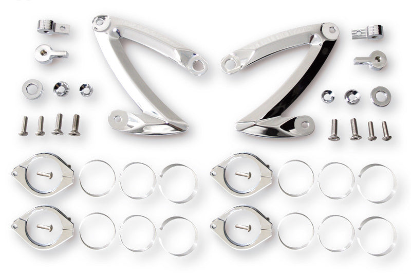 Soporte de faro para horquilla HIGHSIDER Z-Style aluminio CNC - 47-54 mm HIGHSIDER 220-6819