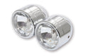 SHIN YO Set With 2 Chrome Headlights High Beam + Dipped Beam E-Approved SHIN YO 223-334