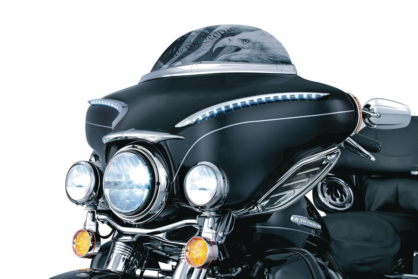 Adjustable deflectors for Harley-Davidson® Adjustable Air Defectors