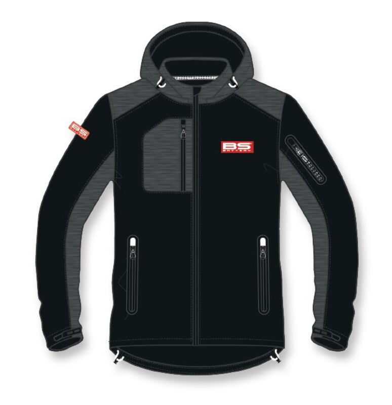 Chaqueta Softshell BS BATTERY Bs Factory - Negro / gris talla XXL BS BATTERY 900114