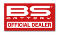 Pegatina BS Battery Distribuidor Oficial 70x130mm BS BATTERY 900101