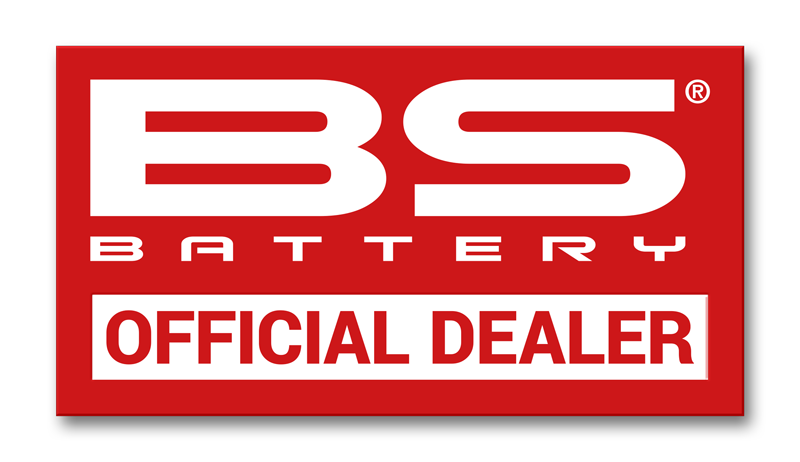 Pegatina BS Battery Distribuidor Oficial 70x130mm BS BATTERY 900101
