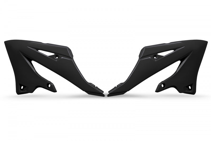 Tapas de radiador UFO - Negro Yamaha YZ125 / 250 UFO YA04876#001