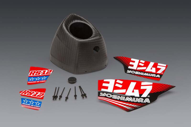 Kit recambio tapa YOSHIMURA carbono RS-12 YOSHIMURA US YM1-CFR-K-1