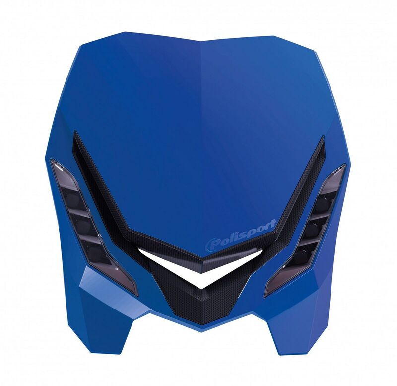 Careta con faro POLISPORT E-Blaze azul POLISPORT 8670800003