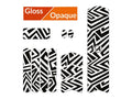 Kit adhesivos protectores cuadro ALGIS mate M LINES negro ALGIS BK.P02.003
