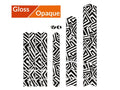 Kit adhesivos protectores cuadro ALGIS mate L LINES negro ALGIS BK.P03.003