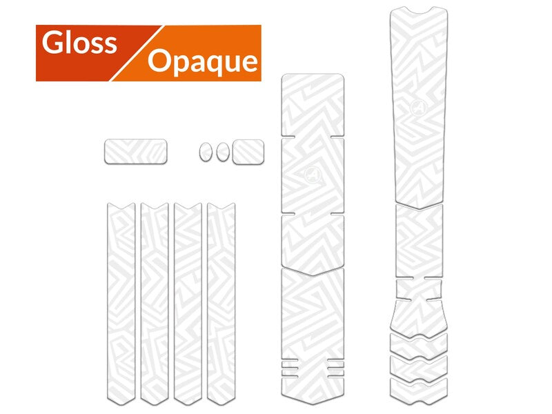 Kit adhesivos protectores cuadro ALGIS mate XL LINES blanco ALGIS BK.P04.006