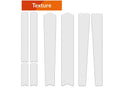 Kit adhesivos protectores cuadro ALGIS texture Gravel/Carretera transparente ALGIS BK.T09.001