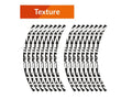 Adhesivos protextores de llanta ALGIS TRIBAL texture negro ALGIS BK.TR1.001
