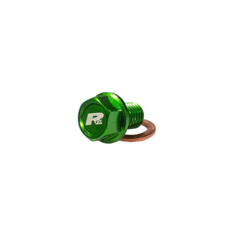 Tapón de vaciado magnético RFX (verde) [M10 x 15 mm x 1,25] RFX FXDB2010099GN