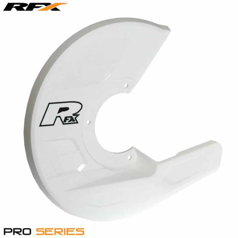 Protector de disco y pinza RFX Pro (blanco) Universal para adaptarse a los soportes de protector de disco RFX RFX FXDG9010099WH
