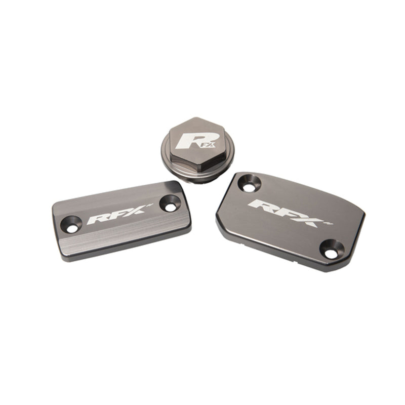 Kit de tapa de depósito RFX Pro (gris mineral) - KTM SX/SXF (freno Brembo y embrague Magura) RFX FXRC5210099H2