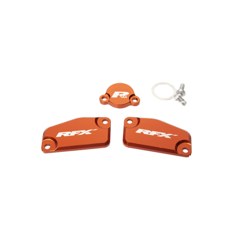 Kit de tapa de depósito RFX Pro (naranja) - KTM SX65/85 (freno y embrague Formula) RFX FXRC5220099OR
