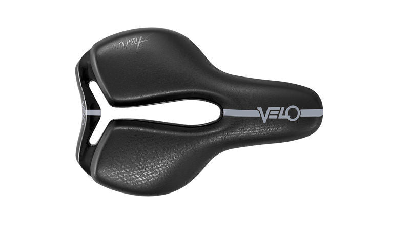 Sillín VELO LITTLE ANGEL Junior raíles SS prostático VELO VL-5119-BLACK