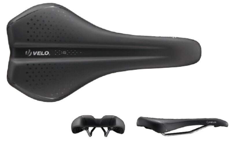 Sillín VELO NP71-01 GEL D1 prostático raíles SS VELO VL-1A65