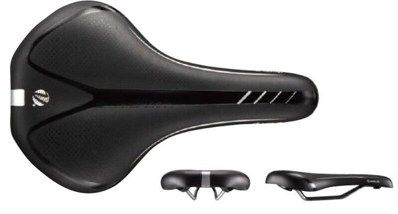 Sillín VELO D19-01 GEL D1 prostático raíles SS VELO VL-3424