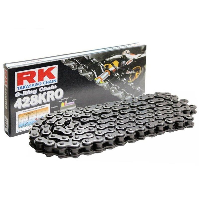 Cadena RK 428KRO con 126 eslabones negro RK 428KRO-126