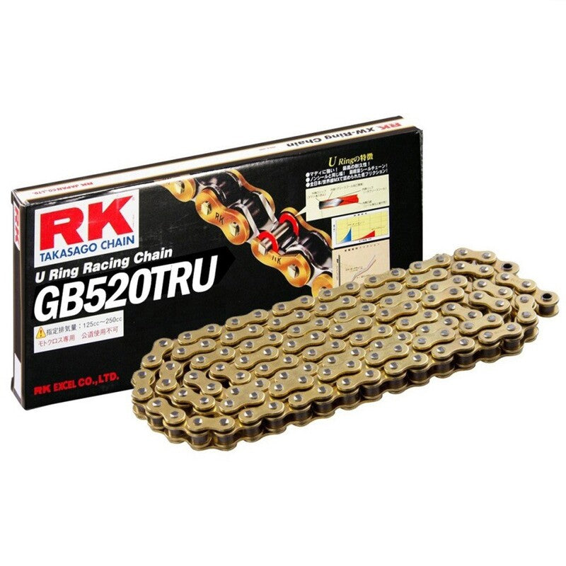 Cadena RK GB520TRU con 112 eslabones oro RK GB520TRU-112