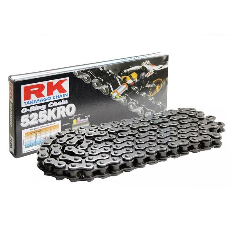 Cadena RK 525KRO con 124 eslabones negro RK 525KRO-124