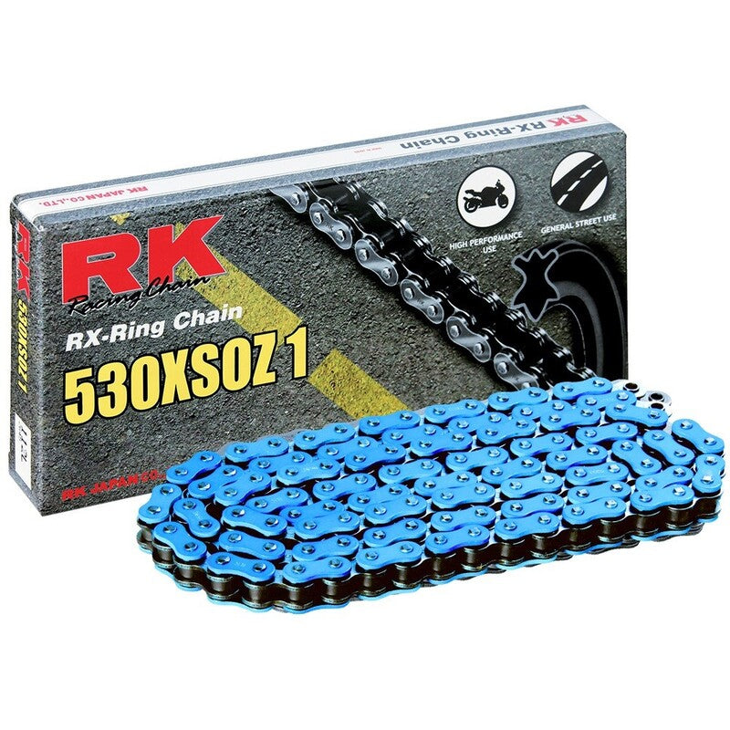 Cadena RK FB530XSOZ1 con 118 eslabones azul RK BB530XSO-118