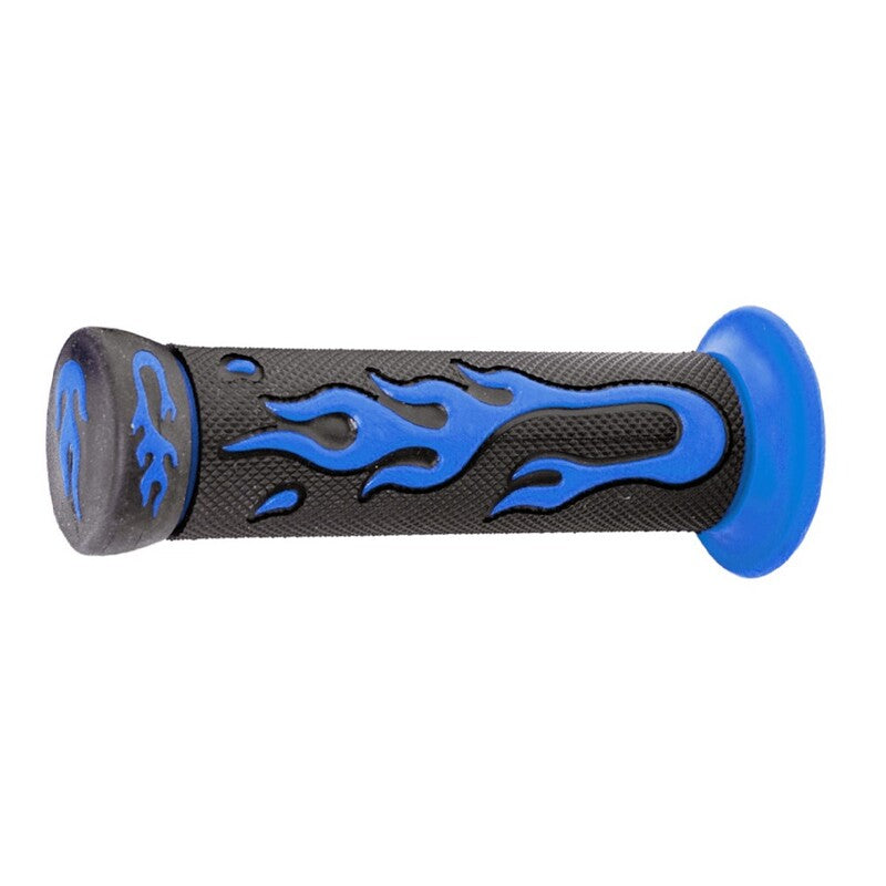 Par puños goma Negro/Azul. LLama V PARTS 