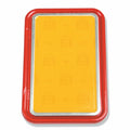 Placa porta matricula scooter. Rojo V PARTS 732RJ