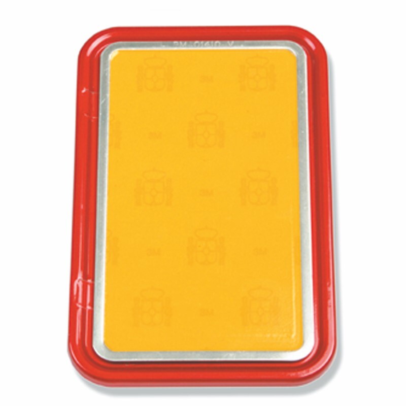 Placa porta matricula scooter. Rojo V PARTS 732RJ