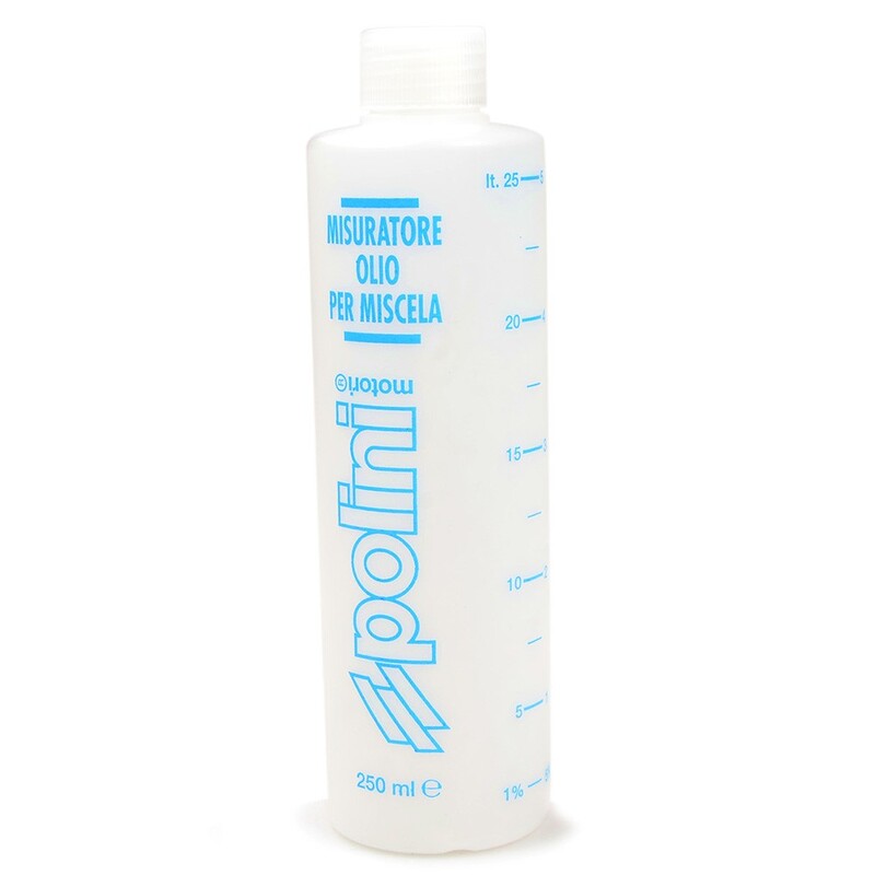 TUBO MEDIDOR POLINI ACEITE Y TAPON  250ml POLINI 121,5