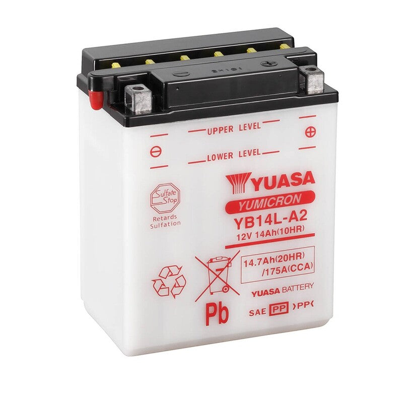Batería YUASA YB14L-A2 Combipack (con electrolito) YUASA YB14L-A2 (CP)