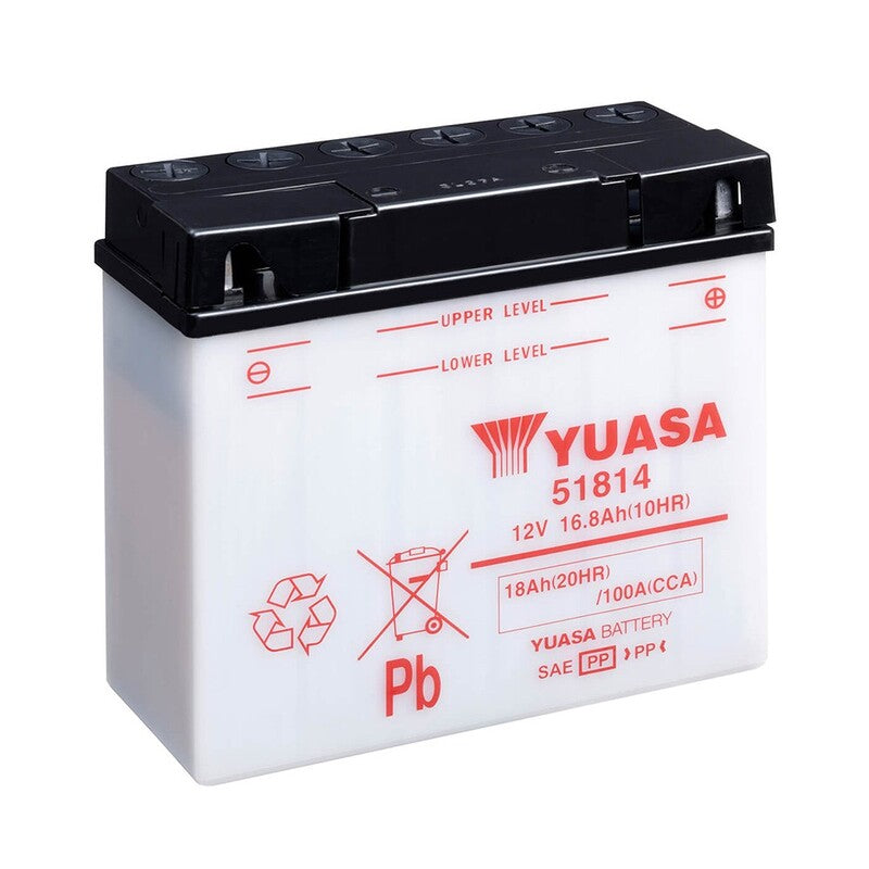 Batería YUASA 51814 Combipack (con electrolito) YUASA 51814 (CP)