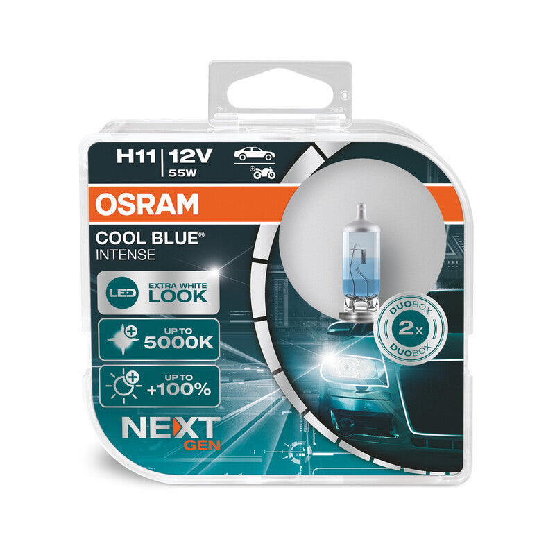 Bombilla OSRAM Cool Blue Intense H2 12V/55W - x2 OSRAM 64211CBN-HCB