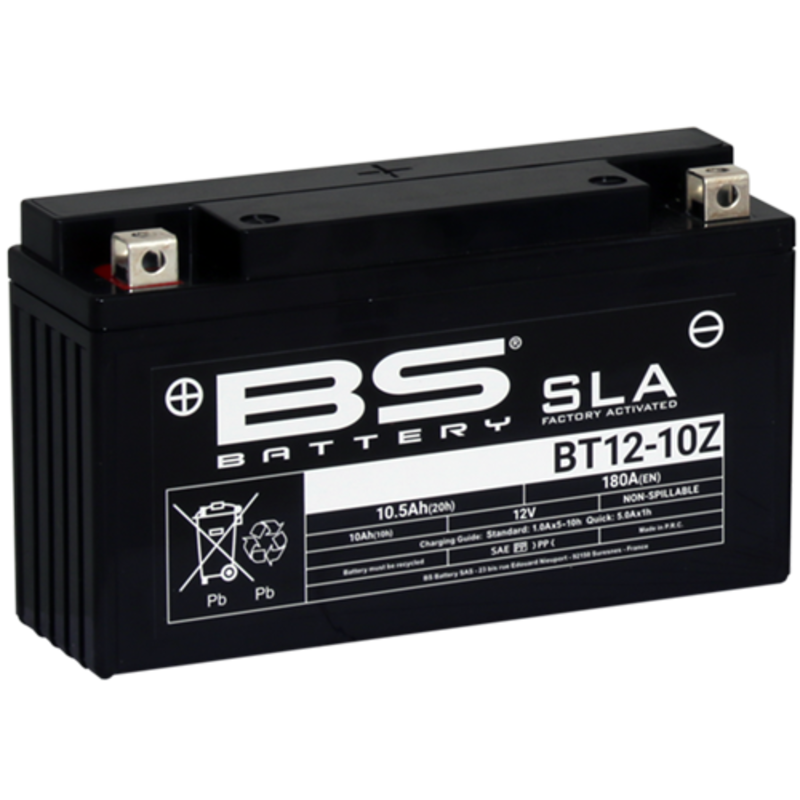 Bateria BS BATTERY SLA sin mantenimiento activada de fábrica - BT12-10Z BS BATTERY 300913