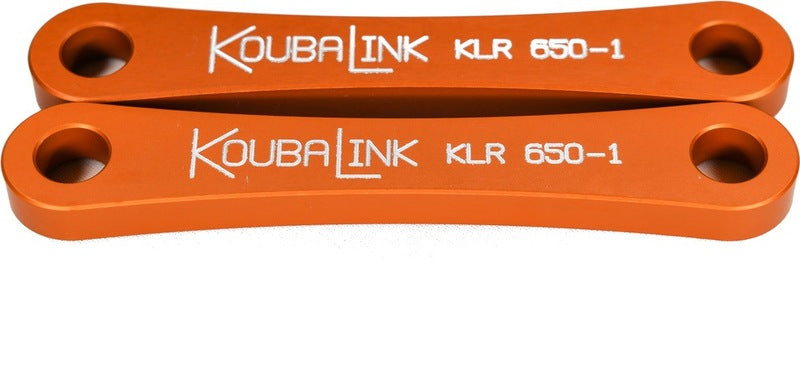 Kit de bajada KOUBALINK (31.8 mm) naranja - Kawasaki KLR650 KOUBALINK KLR650-1