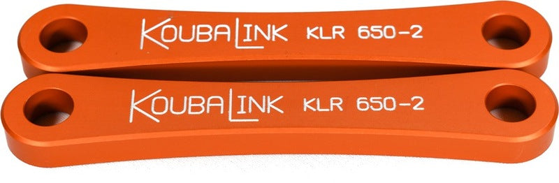 Kit de bajada KOUBALINK (50.8 mm) naranja - Kawasaki KLR650 KOUBALINK KLR650-2