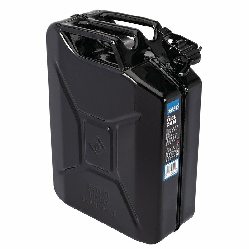 Bidón de combustible de acero DRAPER - negro 20L DRAPER 7257
