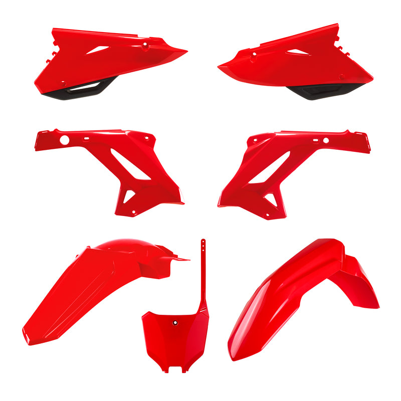 Kit plástica POLISPORT MX Restyling rojo - Honda CR125 / 250 POLISPORT 91309
