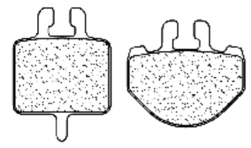 Juego de pastillas sinterizadas con tratamiento cerámico para bici CL BRAKES (4005VRX) CL BRAKES 4005VRX