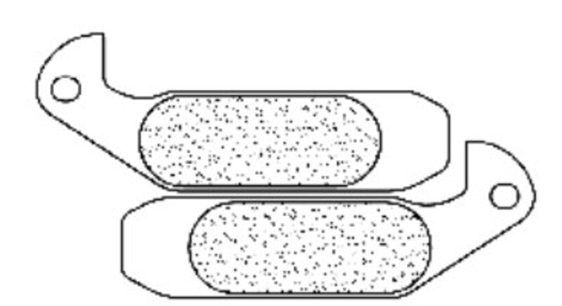 Juego de pastillas sinterizadas con tratamiento cerámico para bici CL BRAKES (4010VRX) CL BRAKES 4010VRX