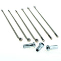 Juego de radios plata para llanta 18 para buje OEM 25 5404 HAAN WHEELS 25 5404