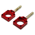 Tensores de eje trasero V PARTS rojo - Honda V PARTS ASRAB-12-RD