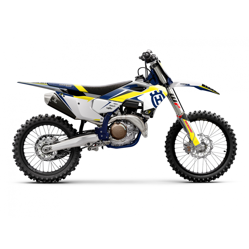 Kit adhesivos + funda de asiento BLACKBIRD Dream Graphic 4 - Husqvarna TC/FC BLACKBIRD 8616N