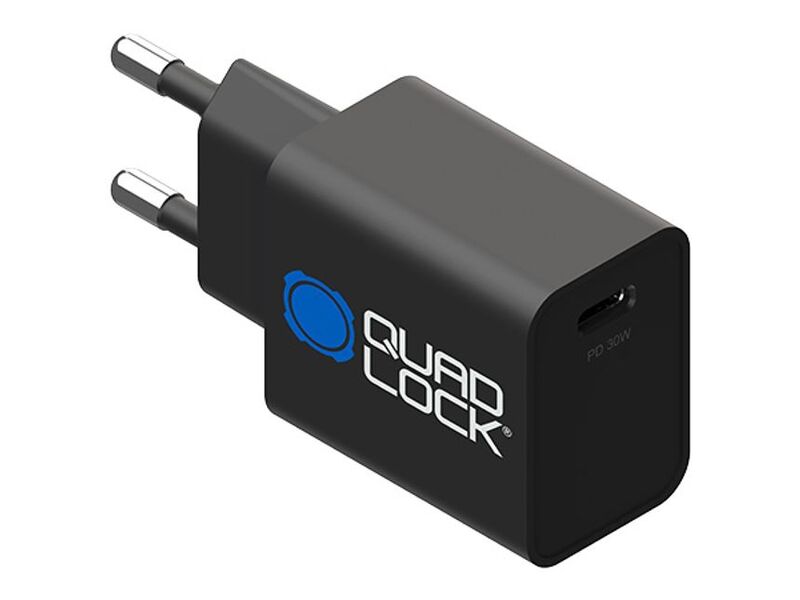 Adaptador de corriente QUAD LOCK 30W tipo C USB estándar UE QUAD LOCK QLA-PWB-30EU