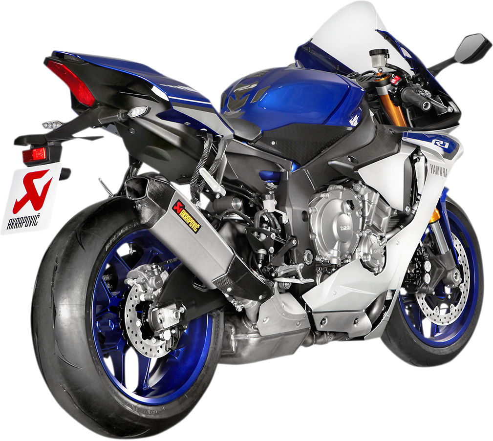 AKRAPOVIC SLIP-ON SERIES MUFFLERS MUFFLER TI/CF YZFR1 15-16