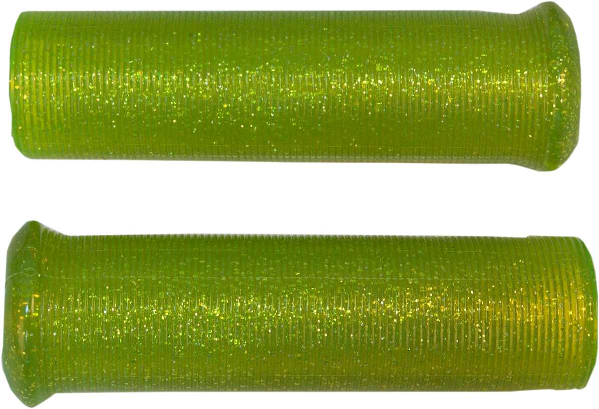 EMGO STAR FIRE FLAKE GRIPS GRIP RETRO METAL 7/8 YEL