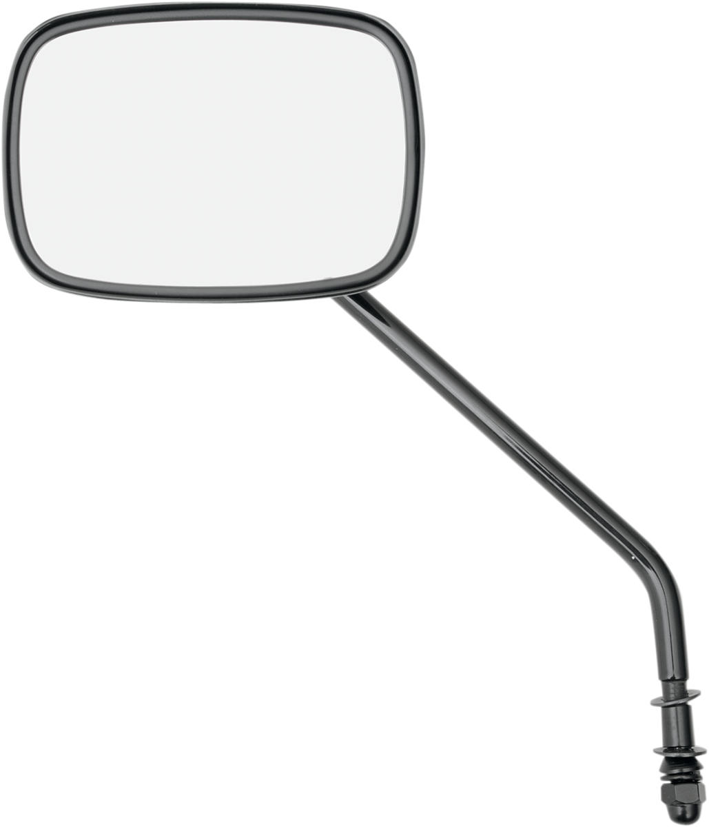 DRAG SPECIALTIES DIE-CAST REPLACEMENT MIRRORS MIRROR PLN LONG STEM BLK