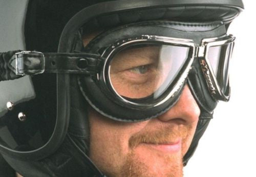 Classic Motorcycle Aviator Glasses Climax Custom 500 Googles Made in Spain
