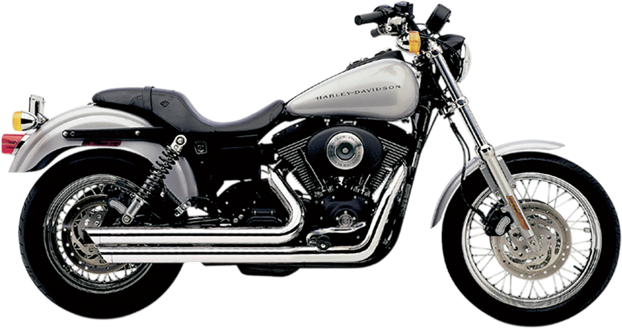 COBRA SPEEDSTER SLASHDOWN EXHAUST FOR HARLEY-DAVIDSON 2012 - 2017 Chrome Speedster Slashdown Exhaust System