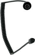 J & M HEADSET CORDS, BOOM MICS AND HARDWARE CORD LWR 99-09 BMW 6 PIN
