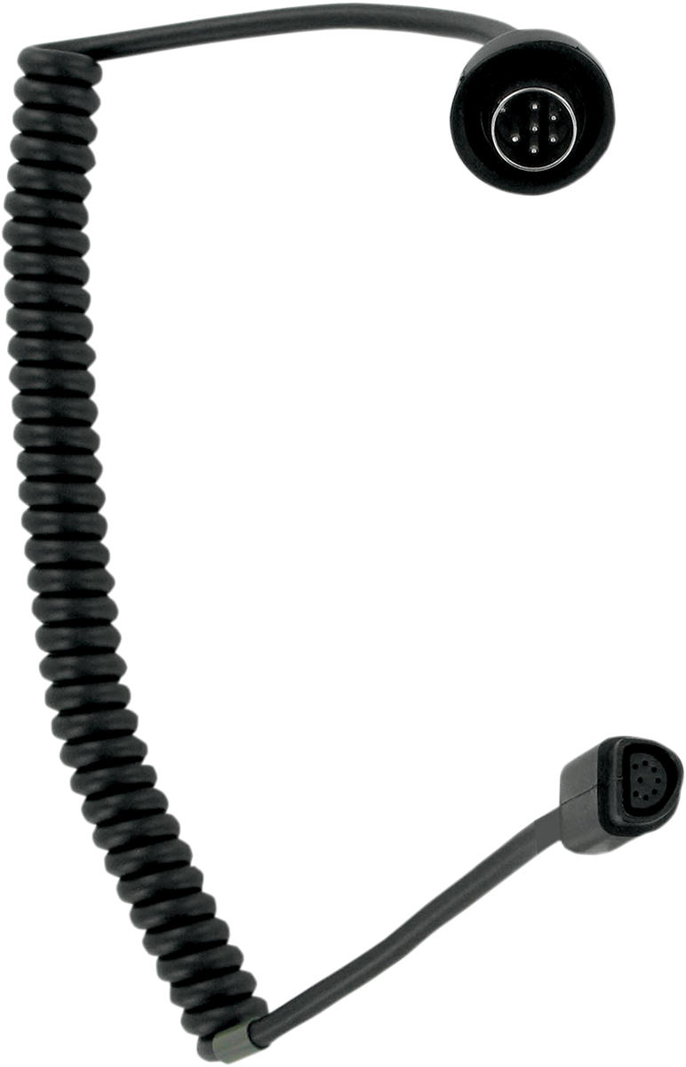 J & M HEADSET CORDS, BOOM MICS AND HARDWARE CORD LWR 99-09 BMW 6 PIN